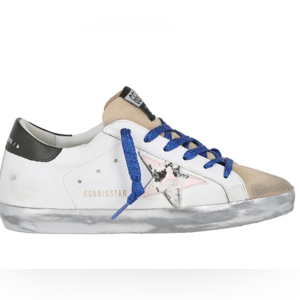 GOLDEN GOOSE super star leather sneakers size 40